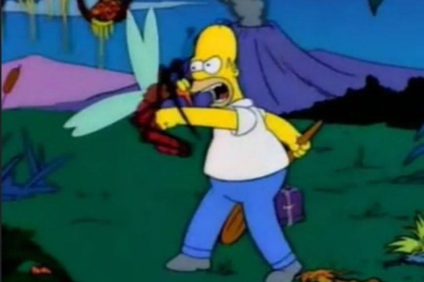 Los Simpson, siempre presente en los memes.