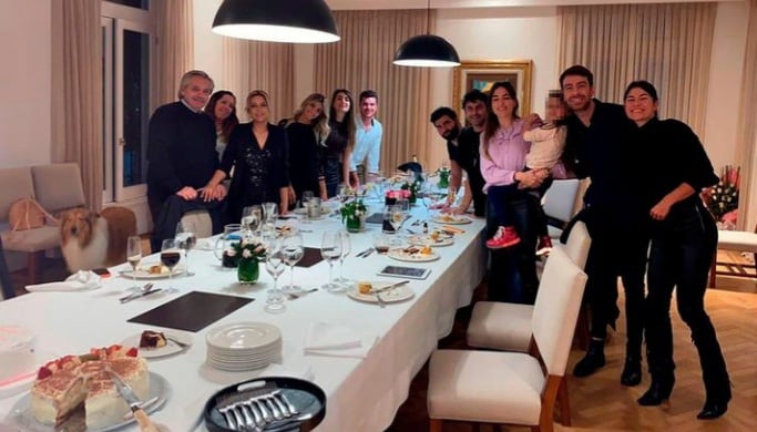 La foto del cumpleaños de la primera dama.