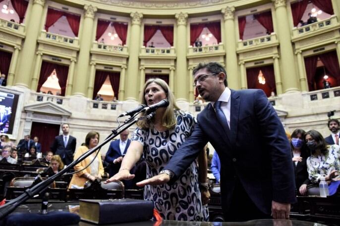 Gabriela Pedrali y Ricardo Herrera juraron el martes. 