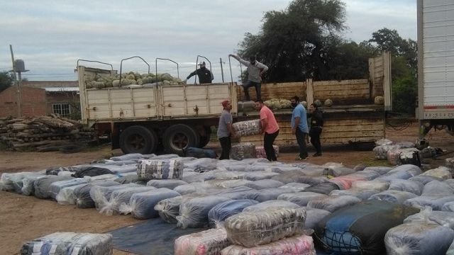 Operativo de secuestro de hojas de coca