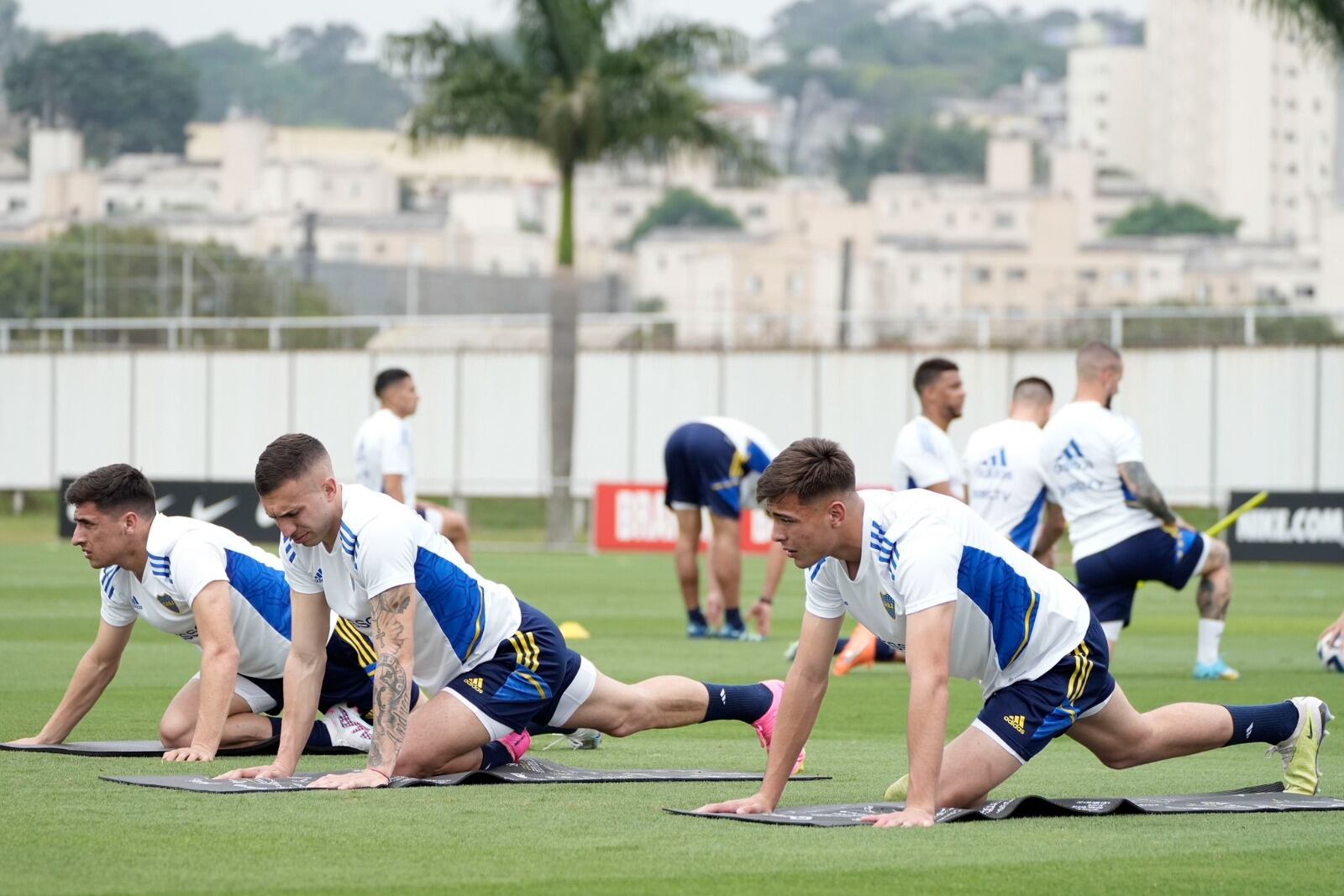 Boca trabajó en San Pablo en el predio del Corinthians, clásico rival del Palmeiras