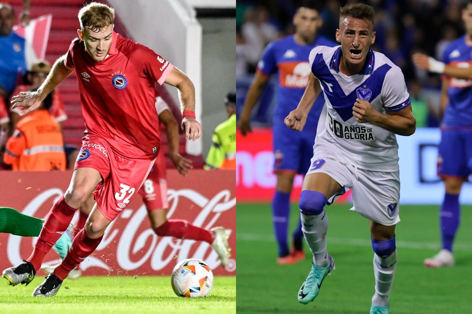 Gondou y Braian Romero, las cartas de gol de Argentinos y Vélez