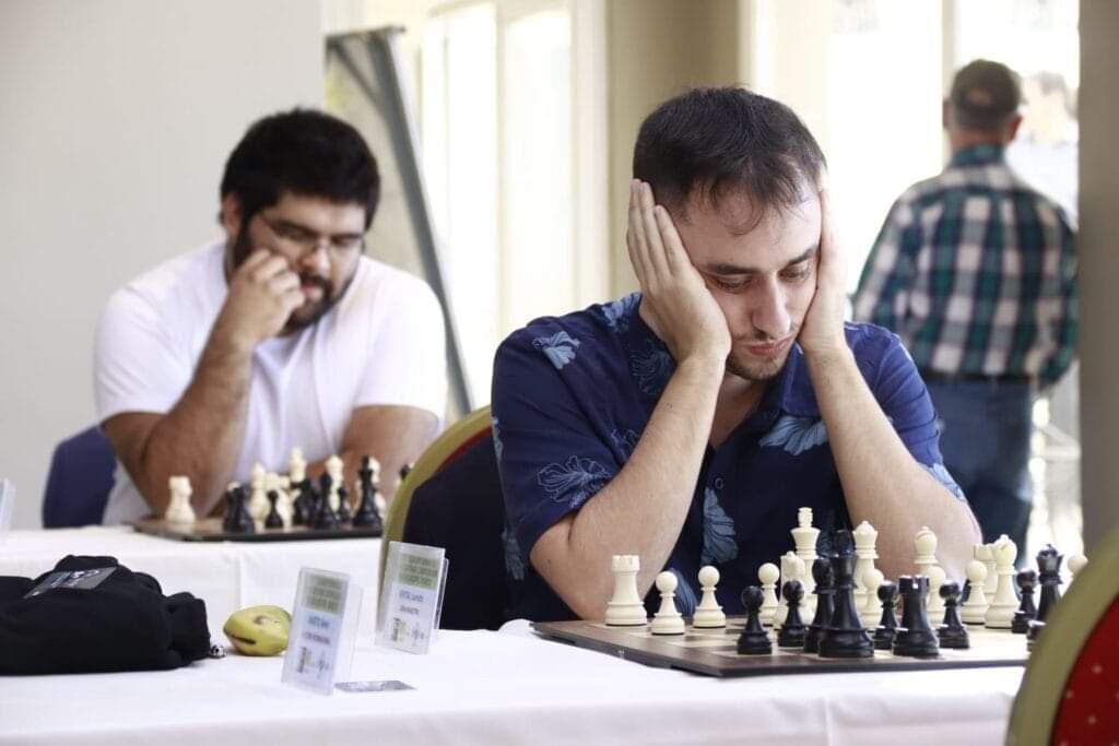 El GM Leandro Krysa, en acción.