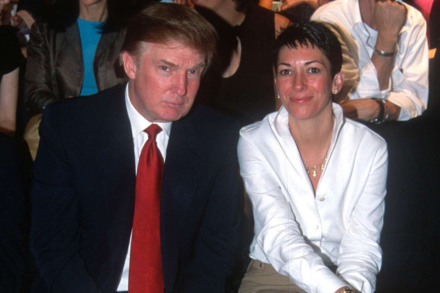 Donald Trump y la condenada Ghislaine Maxwell.