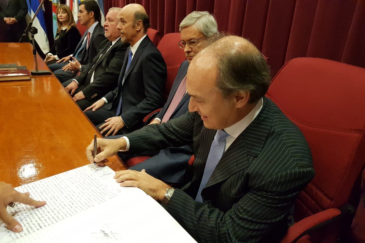 López Viñals, cuando asumió por primera vez como juez de Corte, en 2019