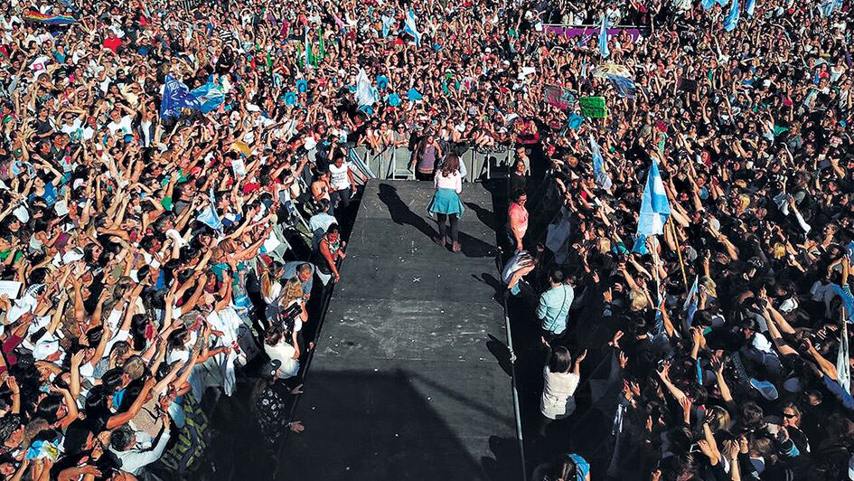 En la localidad de Ezeiza, la ex presidenta recordó la figura de Eva Perón.