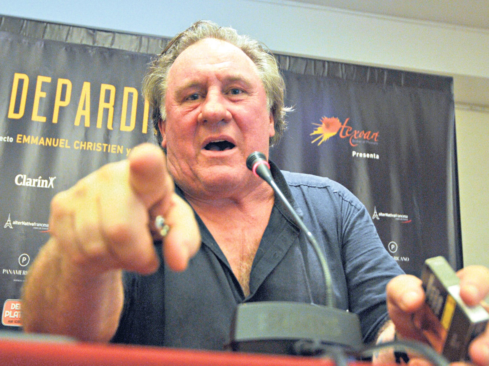 Depardieu interpretará escenas de tres películas.