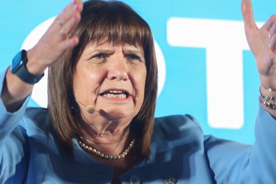 Patricia Bullrich, ministra de Seguridad.
