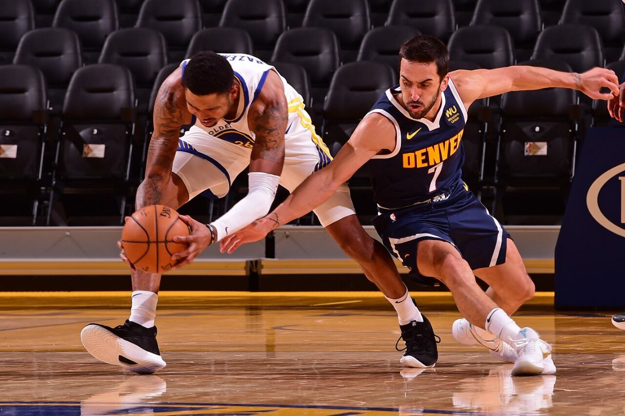 Campazzo exige Kent Bazemore, de los Warriors.