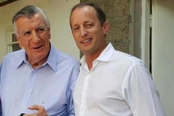 Gioja e Insaurralde, en un encuentro partidario en Lomas de Zamora.