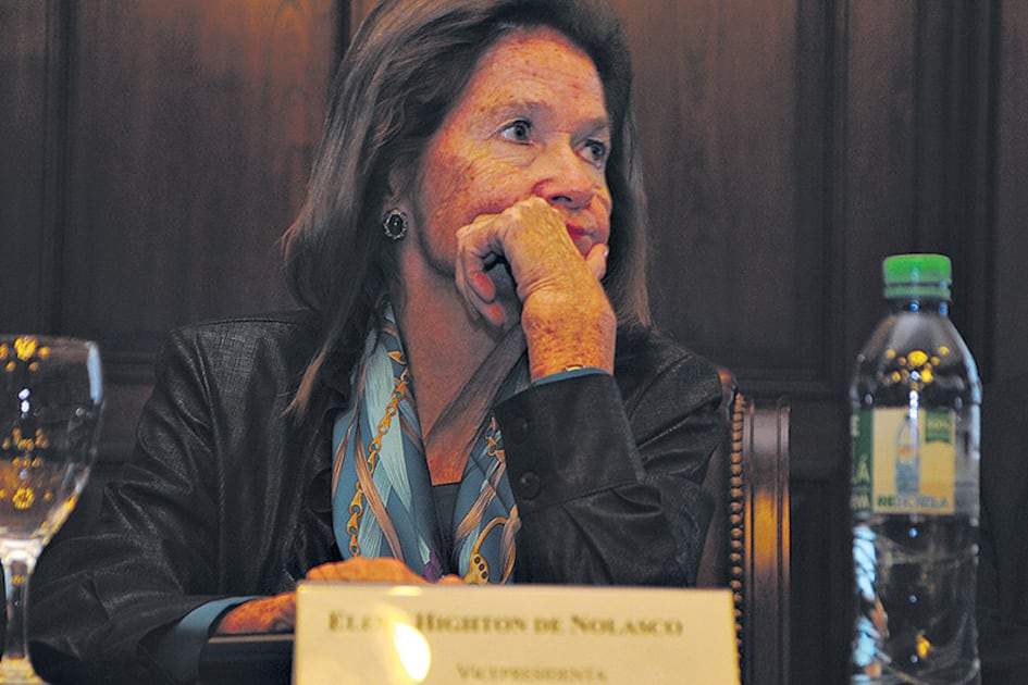 Highton de Nolasco es uno de los tres jueces de la Corte que firmó el 2x1.