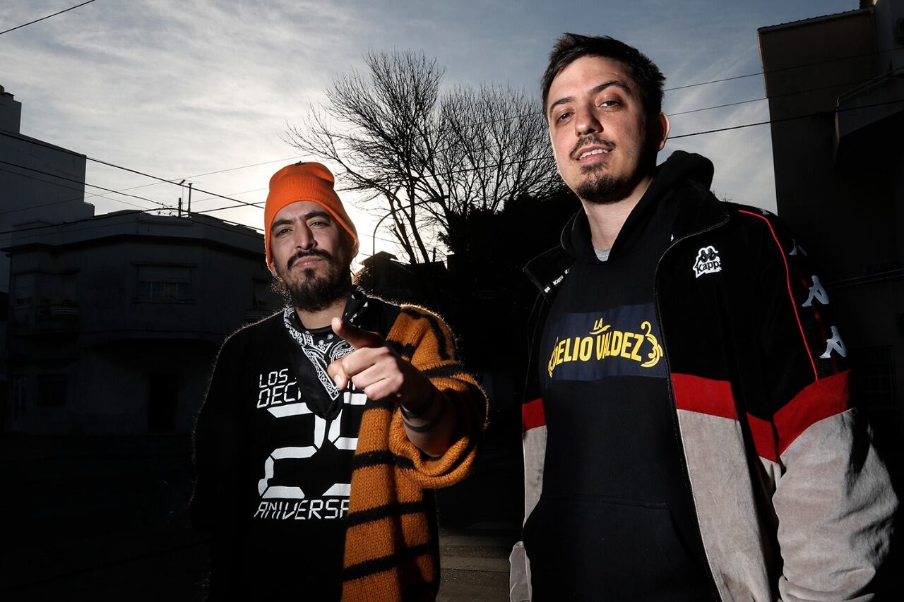 Pedro Rodríguez y Manuel Cibrian, integrantes de La Delio Valdez.