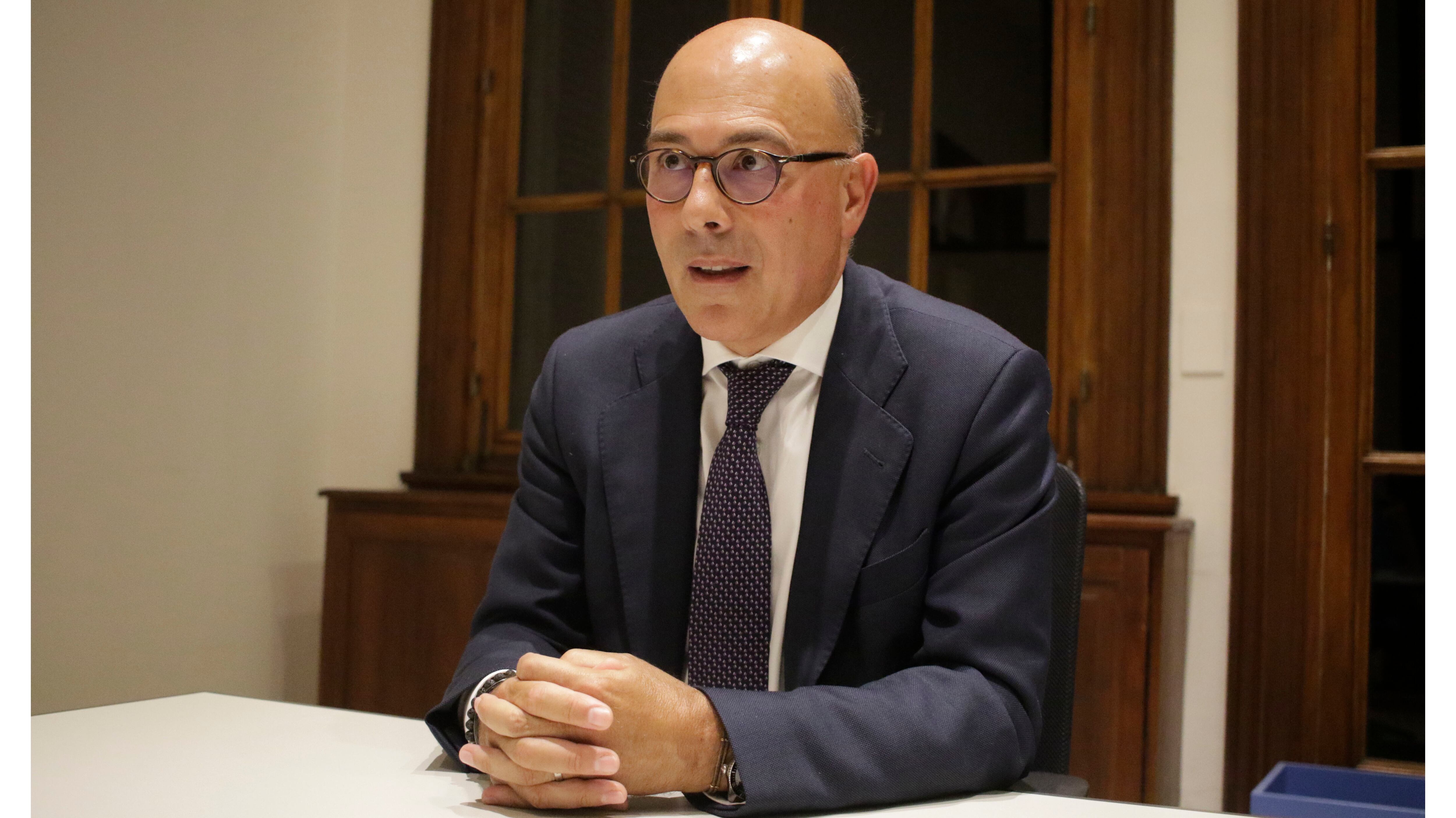 Pedró estuvo en la Universidad Nacional de Tres de Febrero debatiendo sobre los problemas que enfrentan las universidades de la región.