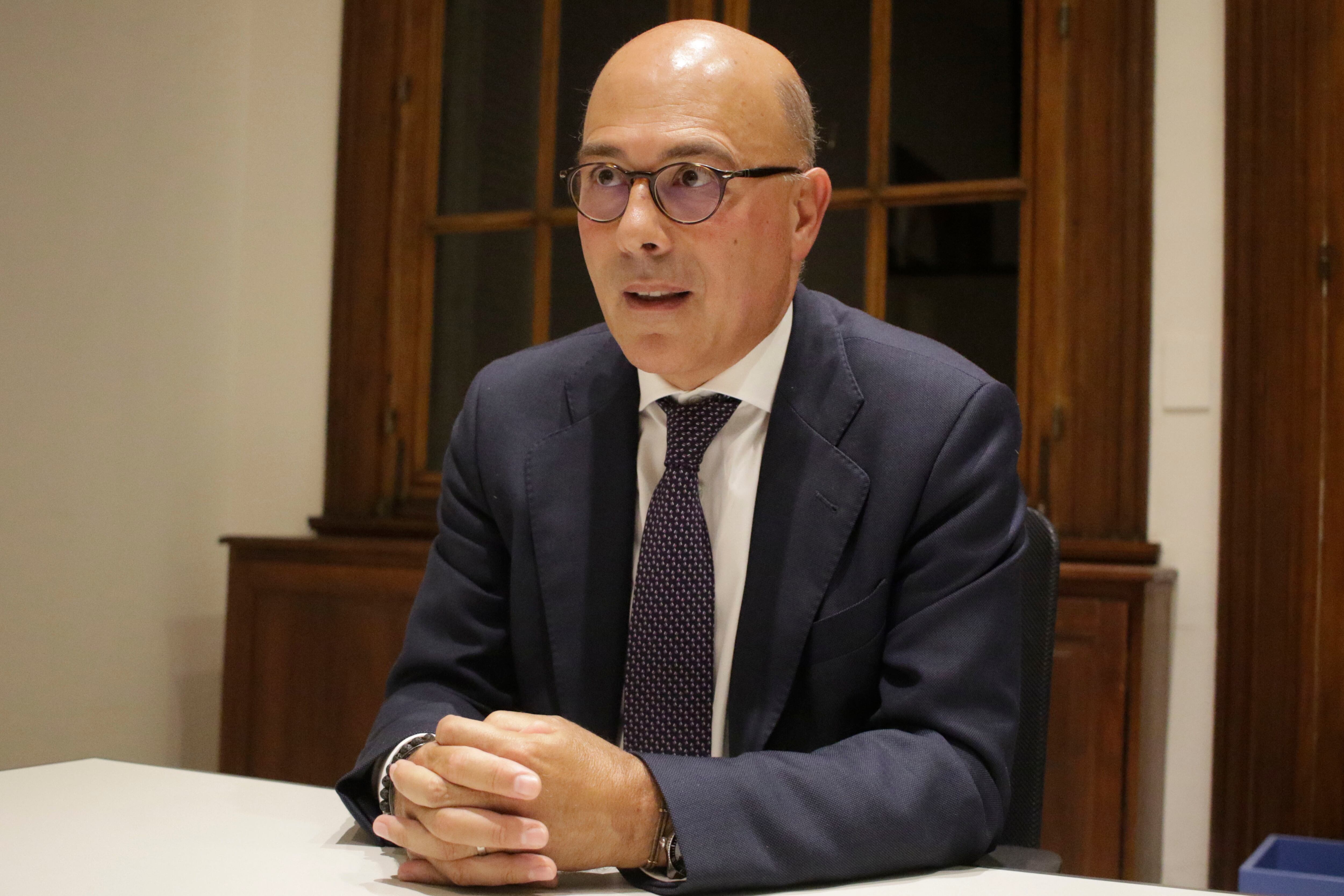 Pedró estuvo en la Universidad Nacional de Tres de Febrero debatiendo sobre los problemas que enfrentan las universidades de la región.