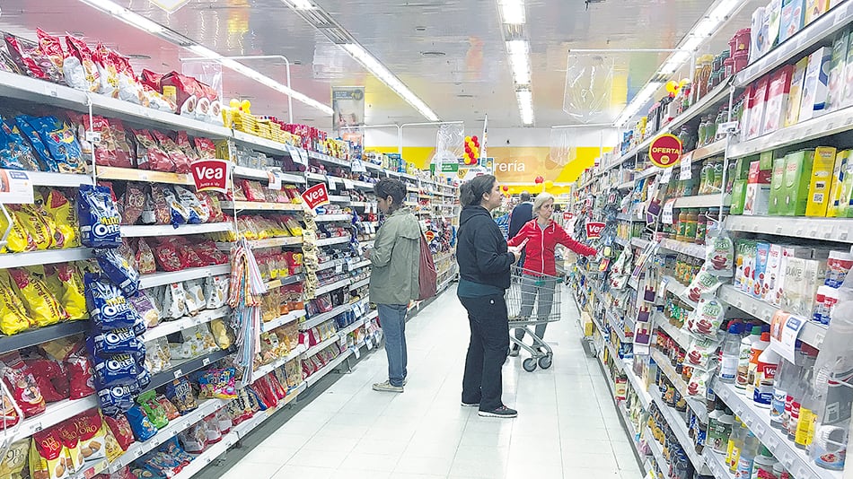 El rubro “alimentos y bebidas” trepó 5,2 por ciento en marzo.