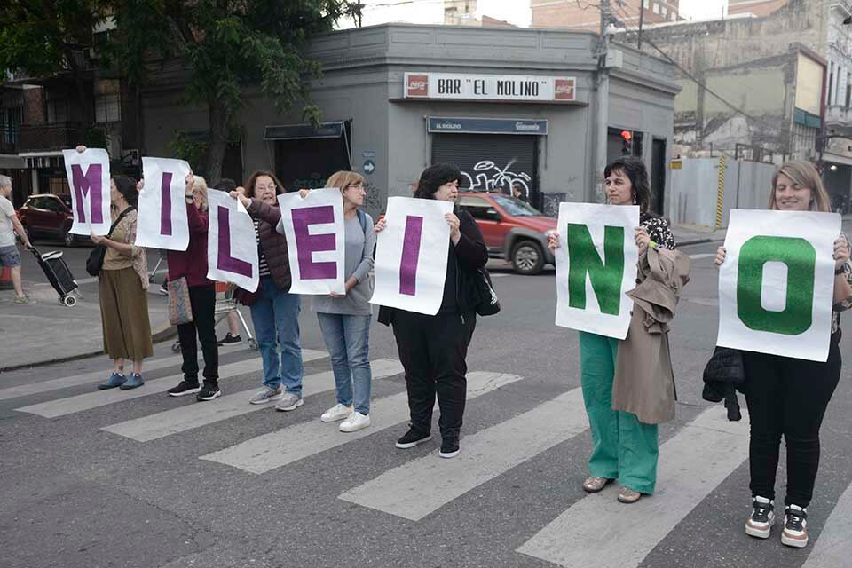 La instalación callejera de la Campaña.