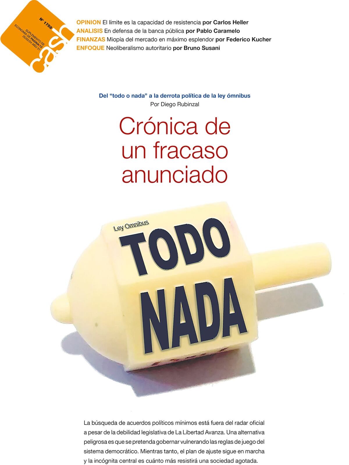 Crónica de un fracaso anunciado - 23/02/2024
