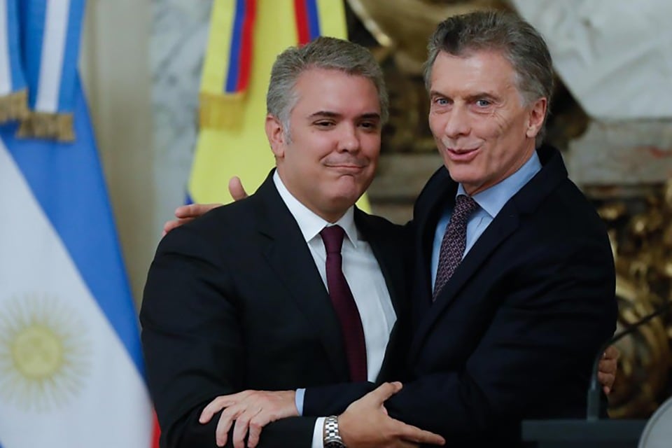 Duque y Macri, la dupla por derecha en la Fundación FIFA