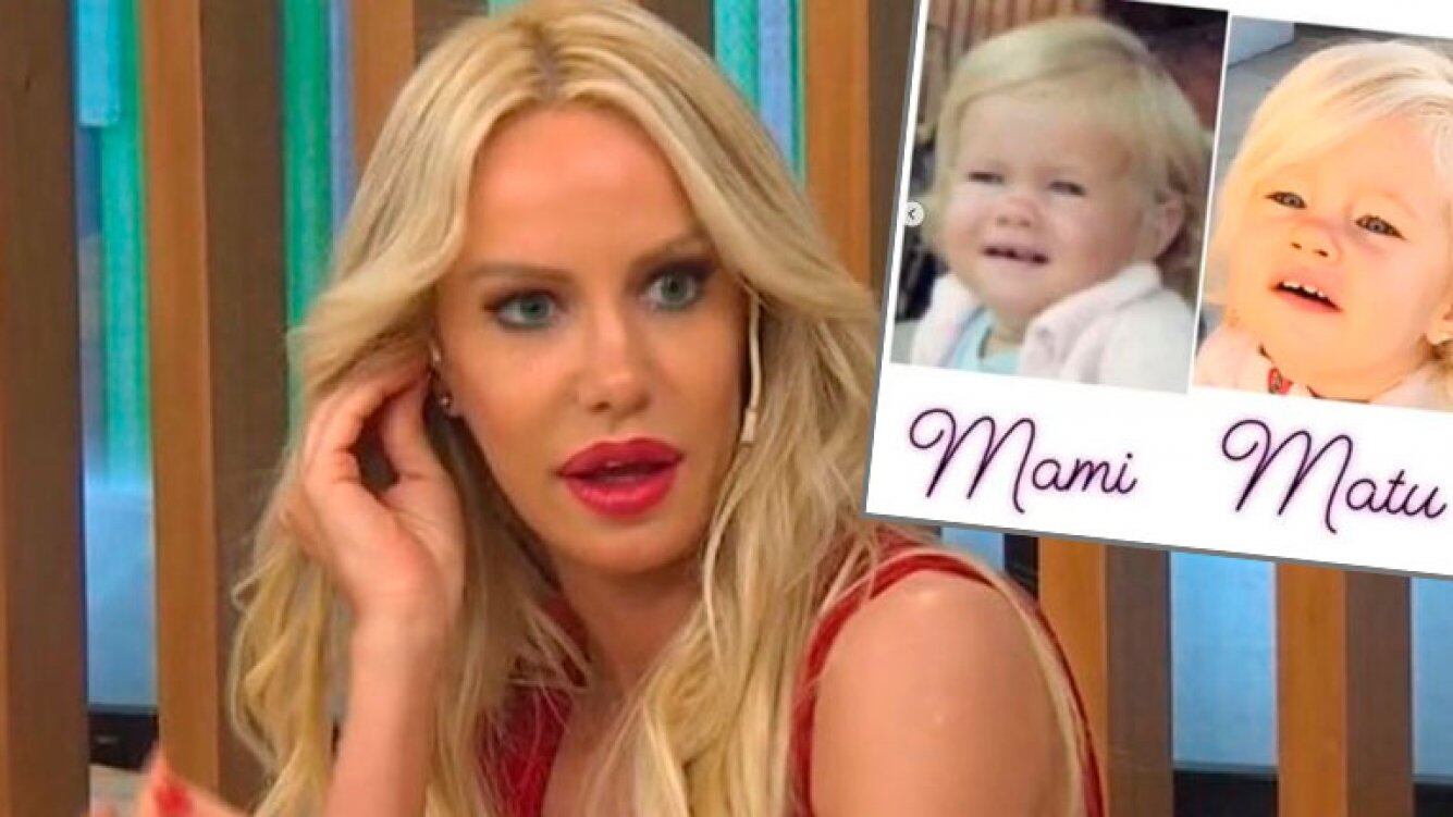 Luciana Salazar mostrando cuánto se parece a su hija.