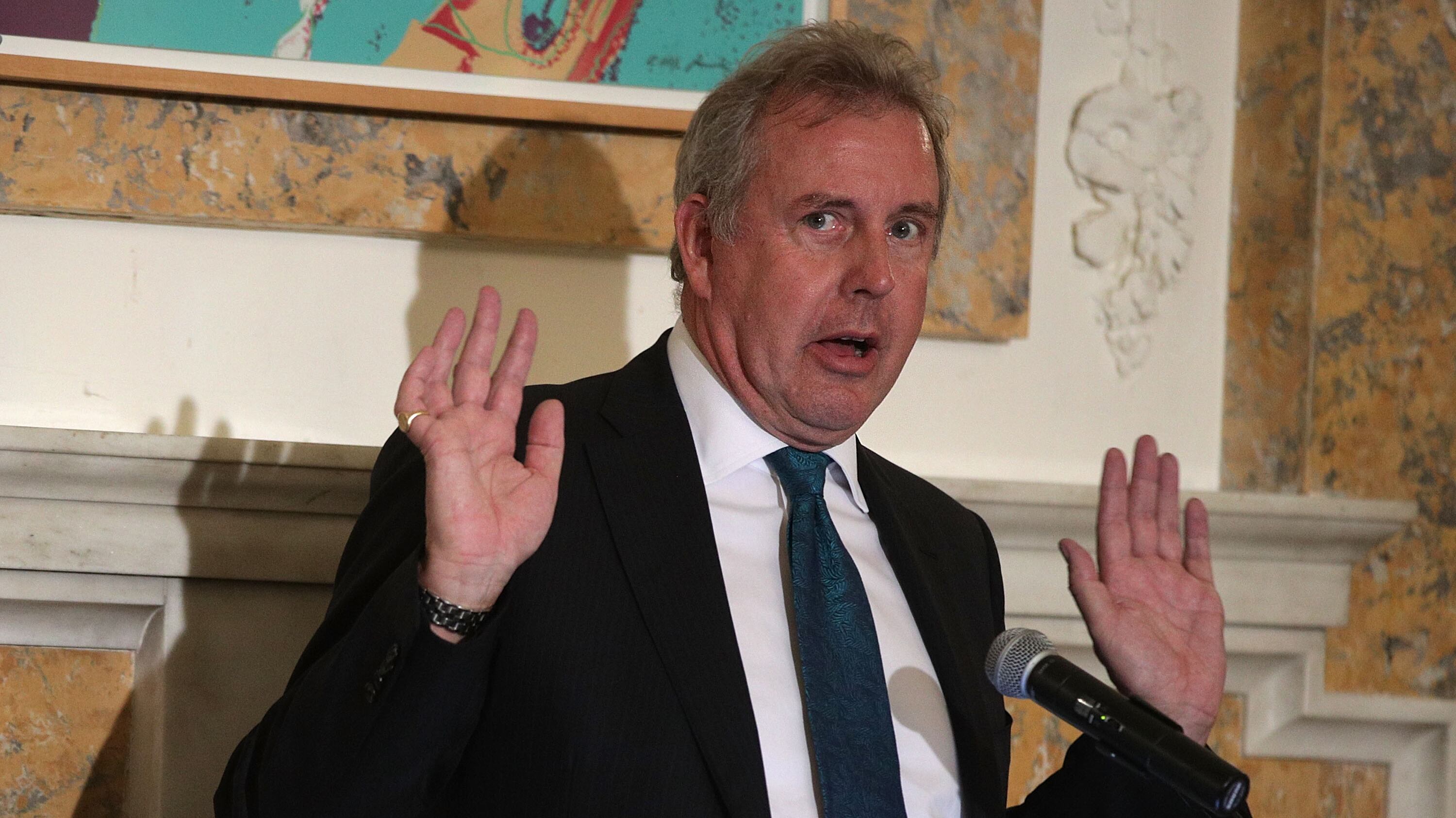Kim Darroch, embajador británico en Estados Unidos, blanco de filtraciones y de críticas e insultos de Trump. 