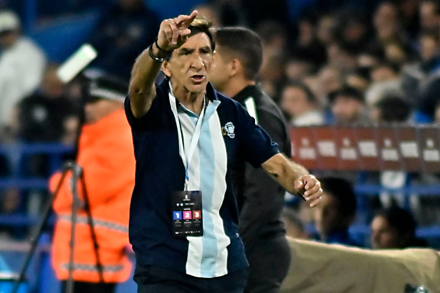 El entrenador de Racing Gustavo Costas