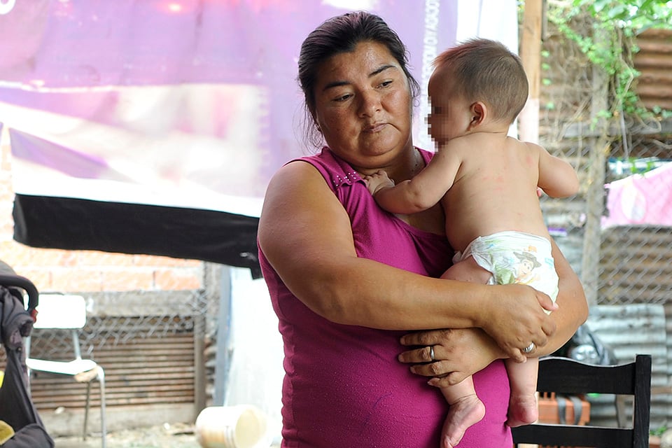 Lidia, la madre de Guadalupe, pide justicia por su hija. 