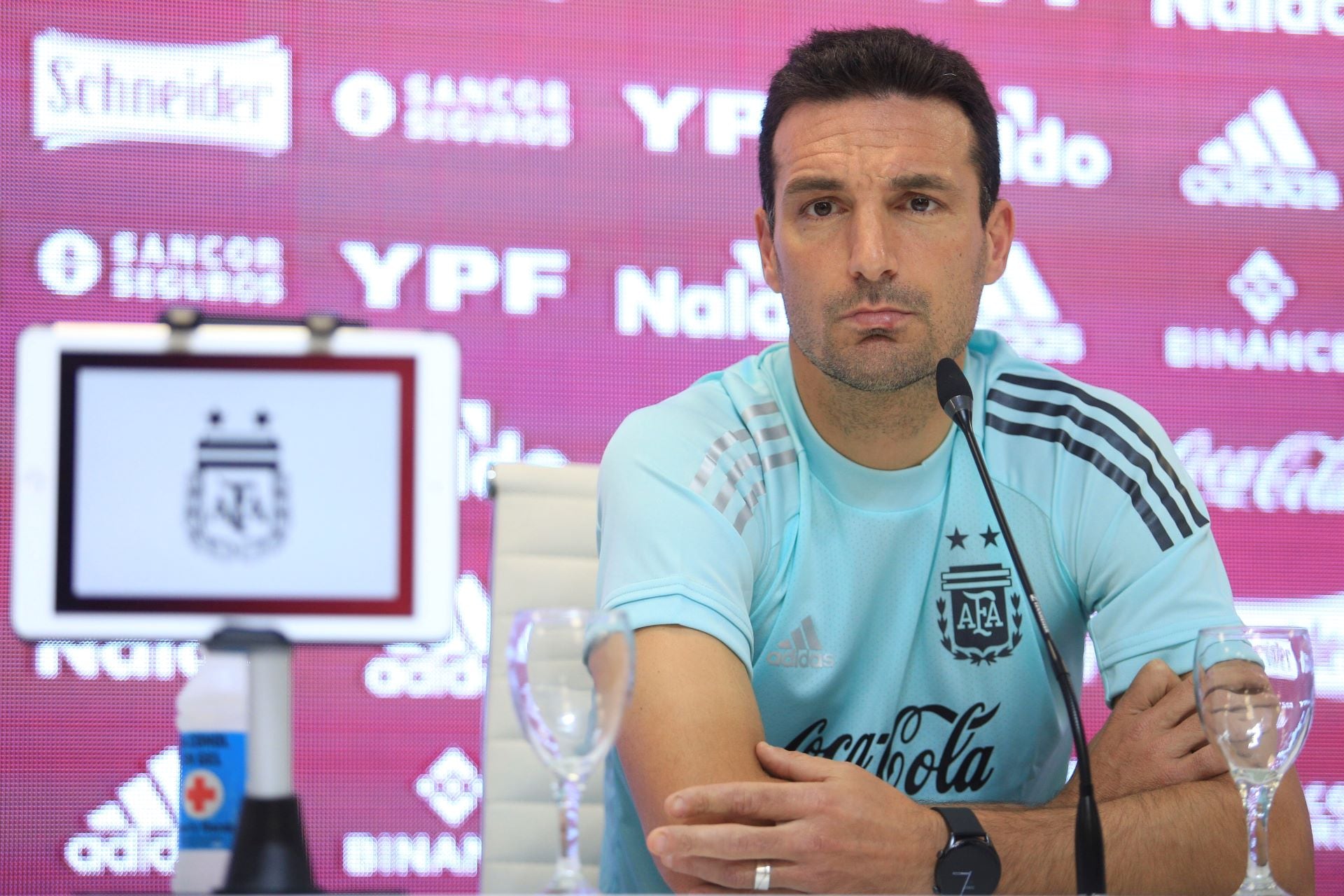 Lionel Scaloni, el líder de un cuerpo técnico que llega al Mundial de Qatar 2022 con toda la ilusión. (Foto: NA)