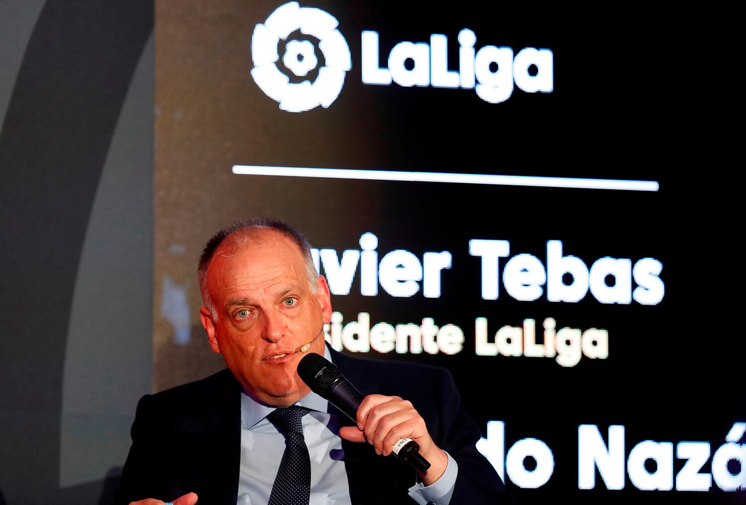 Javier Tebas, presidente de la LaLiga.