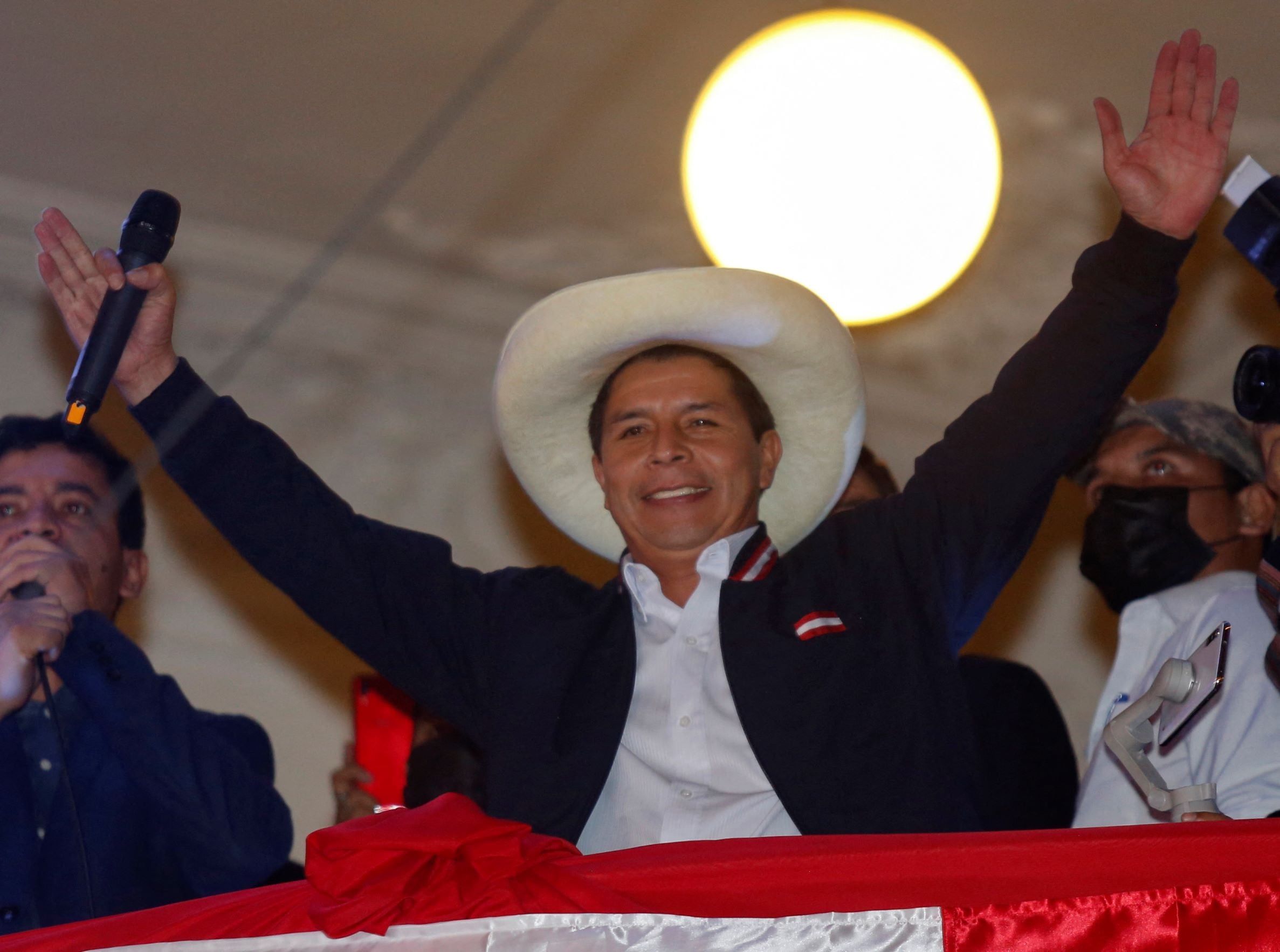 Pedro Castillo, presidente electo de Perú.
