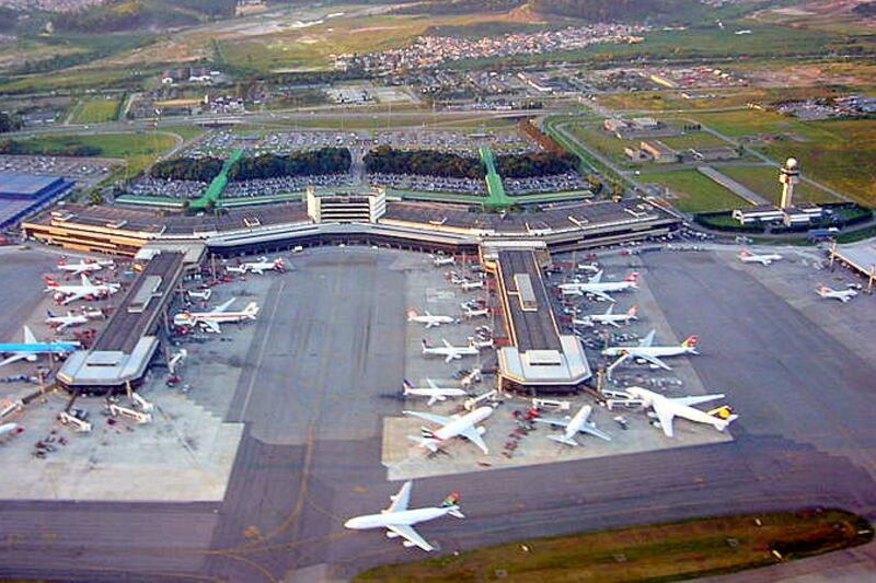 Aeropuerto internacional de Guarulhos en San Pablo