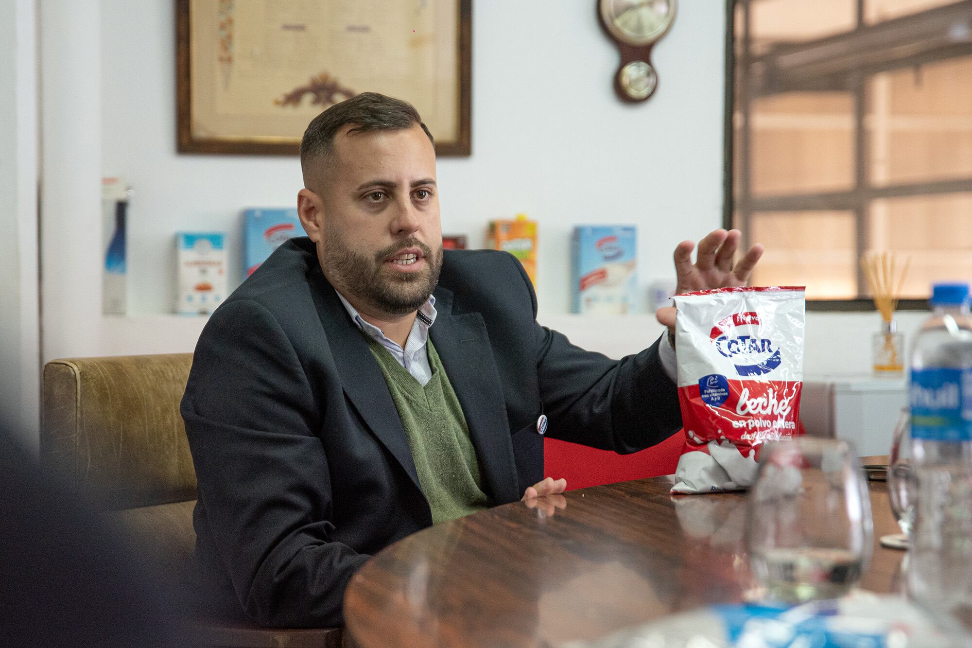 Emiliano Medin, presidente de la cooperativa Cotar. 