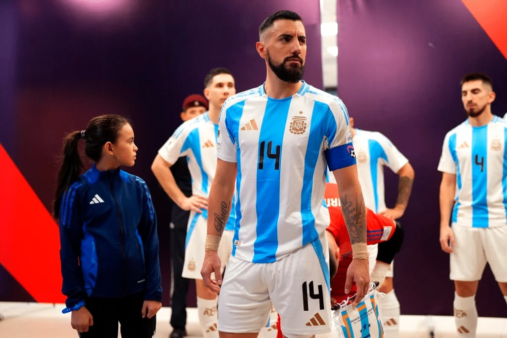 Pablo Taborda, capitán de la Selección Argentina de Futsal