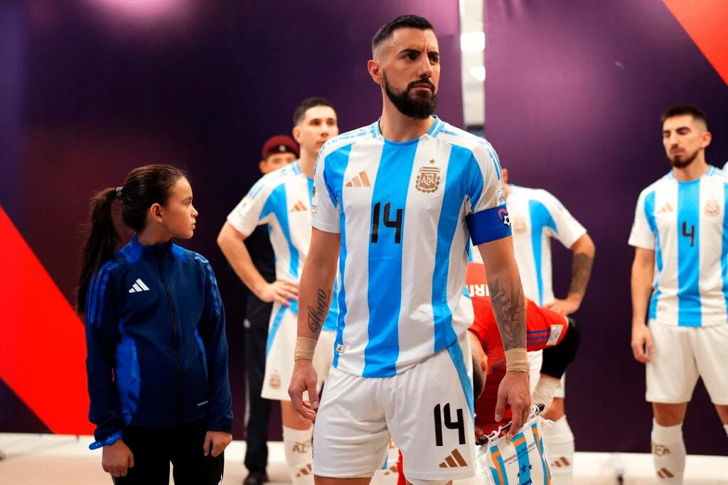 Pablo Taborda, capitán de la Selección Argentina de Futsal