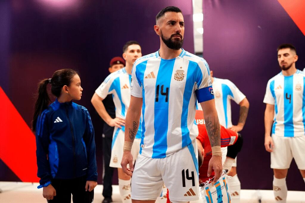 Pablo Taborda, capitán de la Selección Argentina de Futsal
