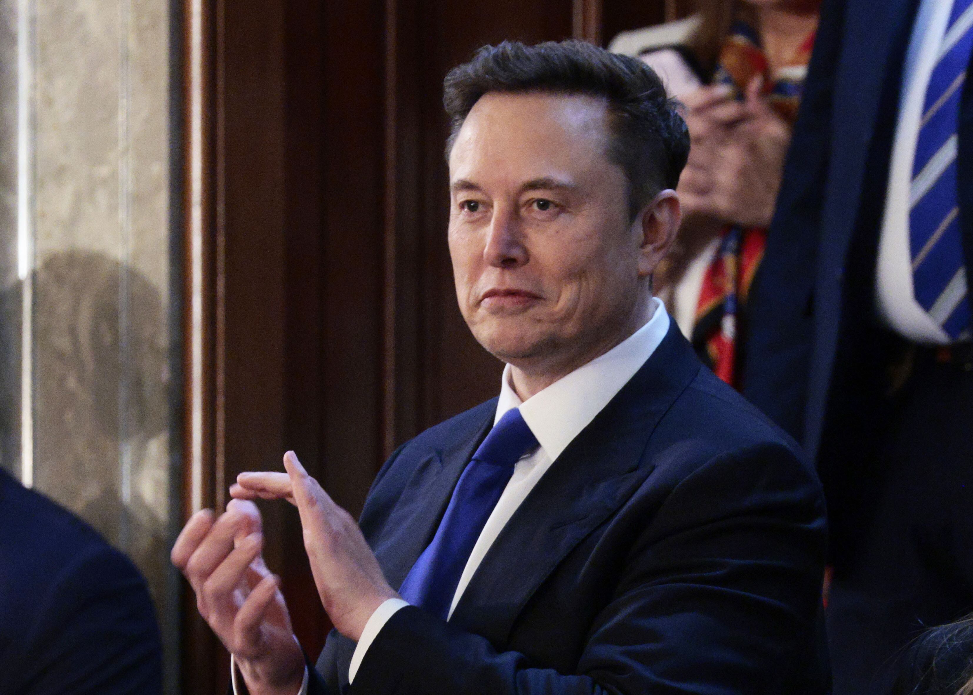 Elon Musk, funcionario y magnate tecnológico.