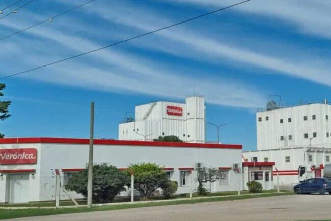 La empresa láctea Verónica pagó el 30% de los sueldos de junio.