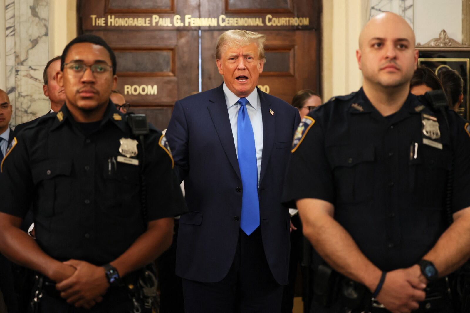 Donald Trump, habituado ya a los tribunales.