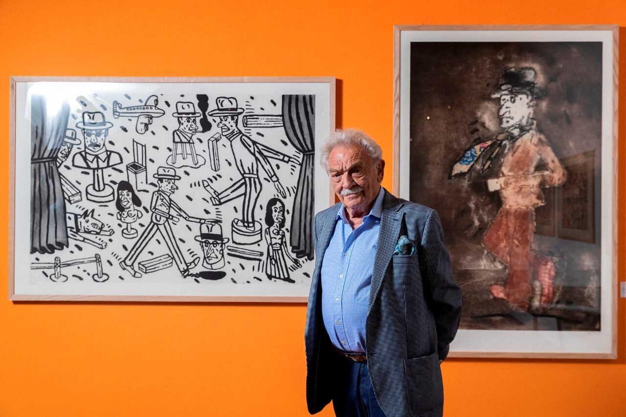 Seguí en una exposición de su obra en la Biblioteca Nacional de Francia, en 2019. 