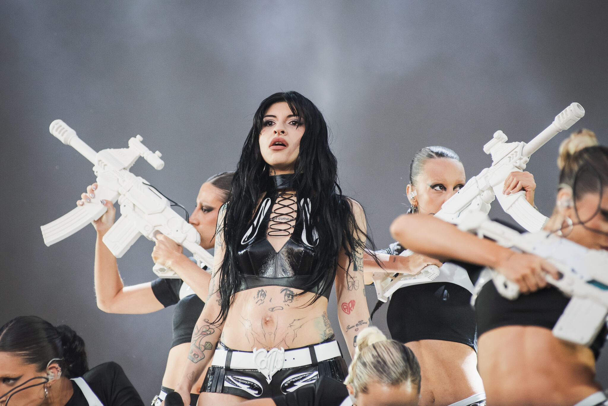 Cazzu volvió a los escenarios en Buenos Aires con un show que estuvo entre lo más impactante del festival en el Parque de la Ciudad