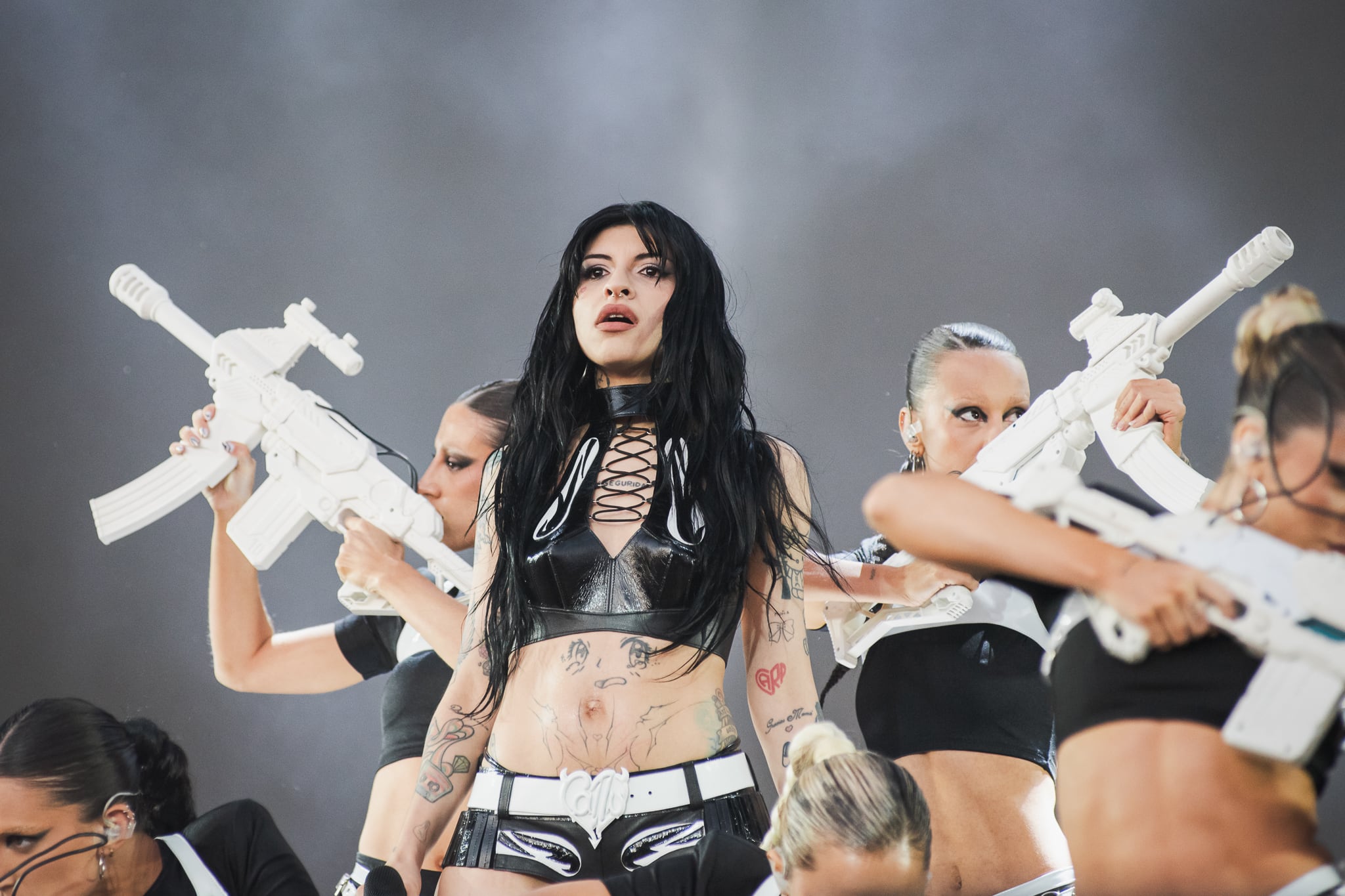 Cazzu volvió a los escenarios en Buenos Aires con un show que estuvo entre lo más impactante del festival en el Parque de la Ciudad