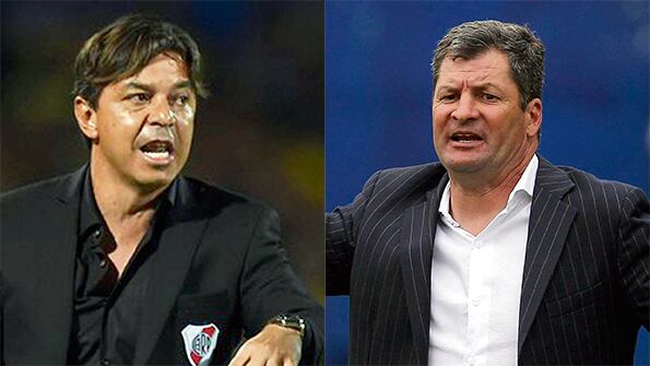 Gallardo y Biaggio. River no metió ni recibió goles. San Lorenzo anotó y sufrió cinco.