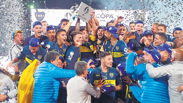 Tras una serie de penales a pura adrenalina, todo Boca festeja una nueva estrella.
