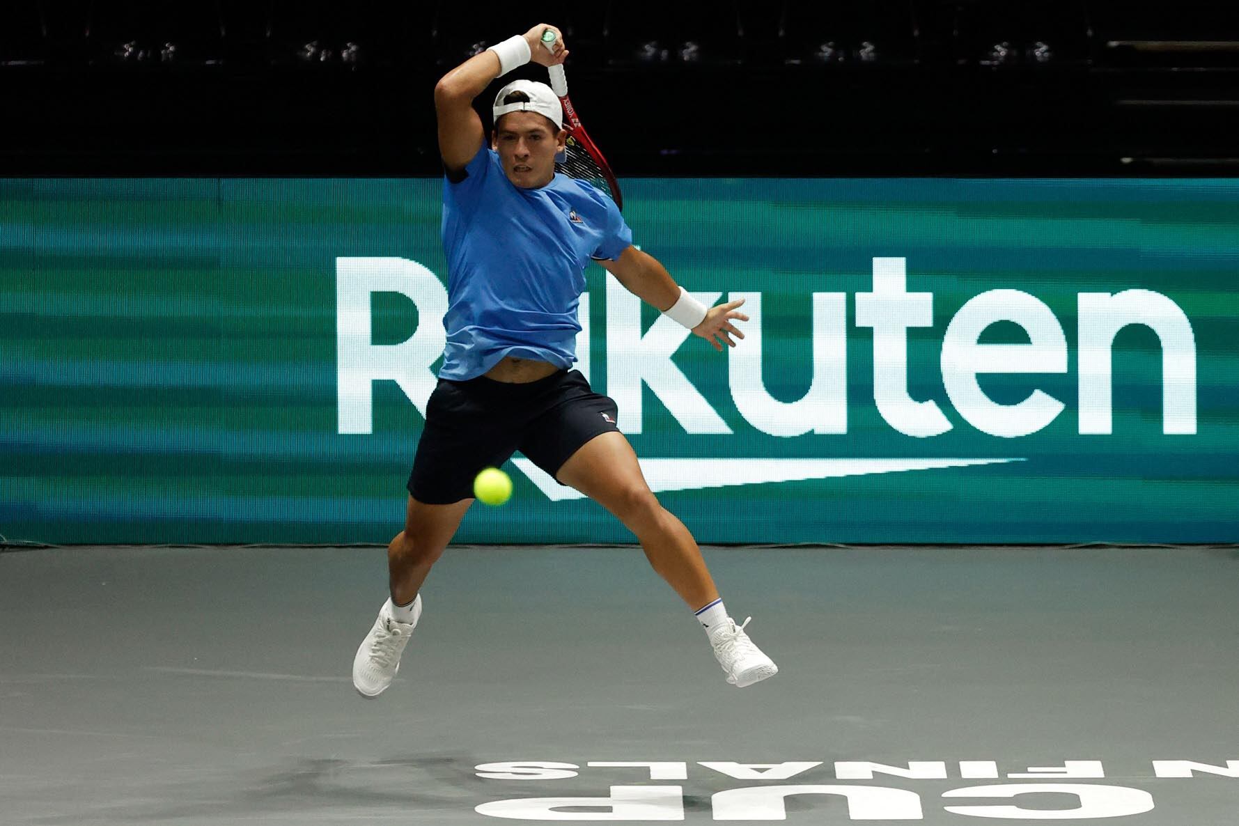 Sebastián Báez se topó con un rival complicado en el debut