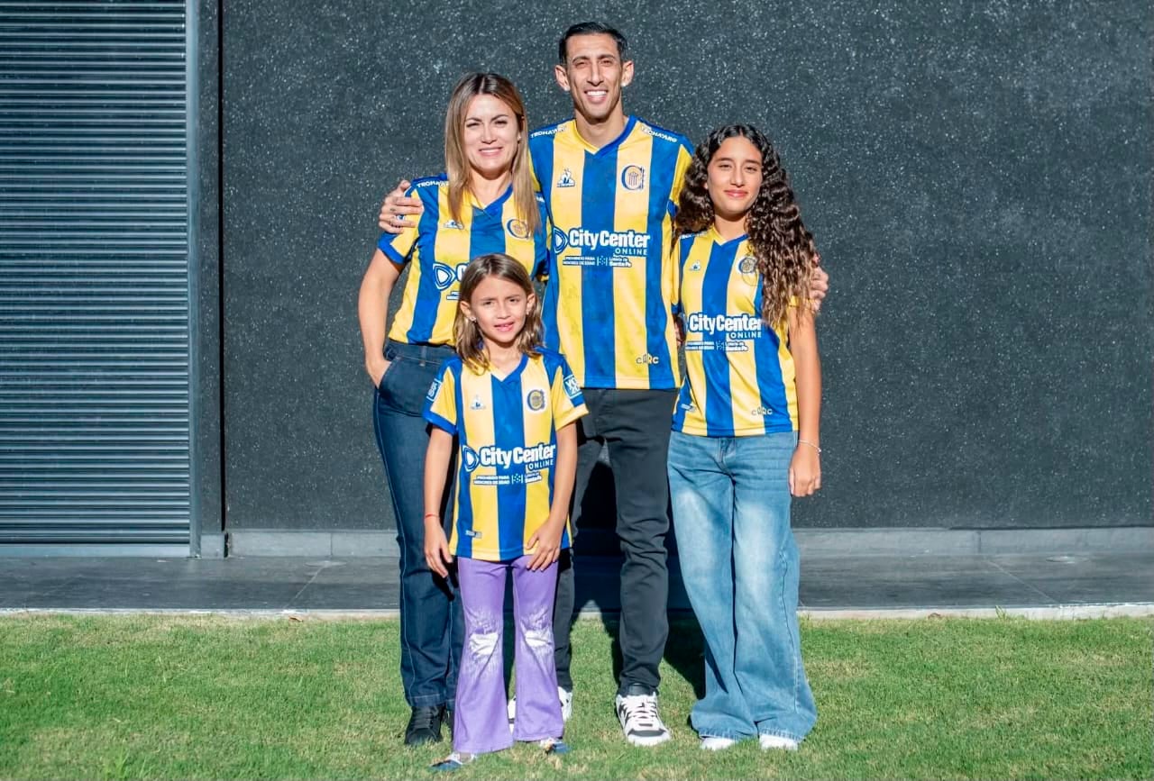 Di María y familia ya están en su casa de Funes.