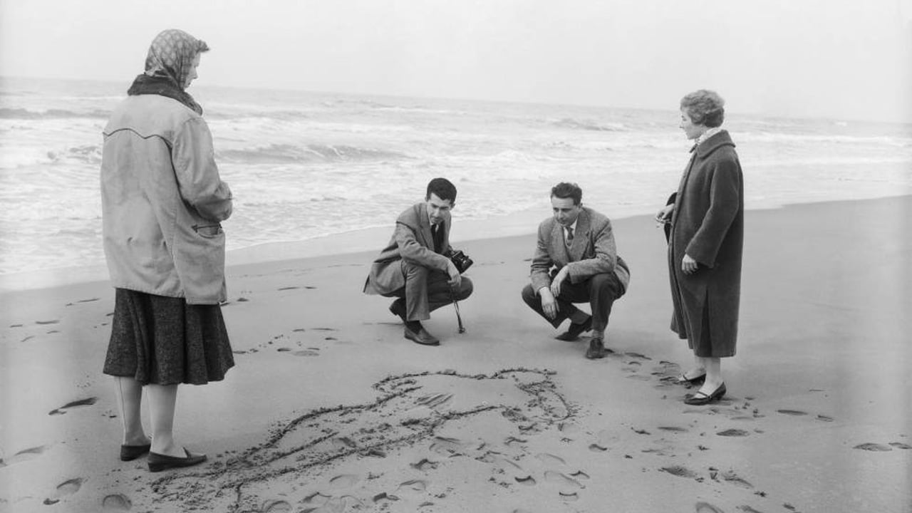 Reconstrucción del hallazgo del cuerpo de Wilma Montesi, en la playa de Torvaianica.