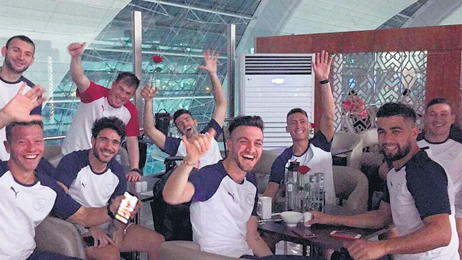 Entre los que viajaron está Cerutti, la última incorporación.