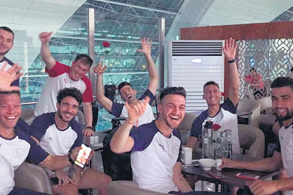 Entre los que viajaron está Cerutti, la última incorporación.