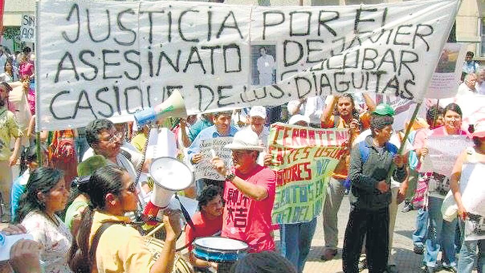 Las comunidades ancestrales apoyan el reclamo de justicia por el crimen de Javier Chocobar.