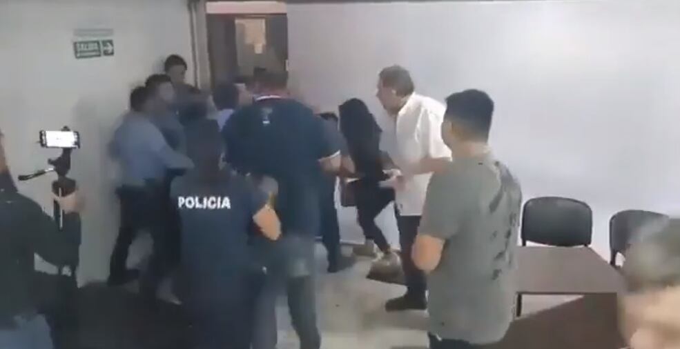 Momentos de desazón y tensión se vivieron en la sala del juicio.