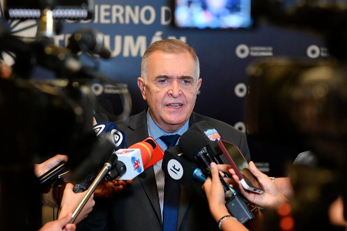 Osvaldo Jaldo, gobernador de Tucumán